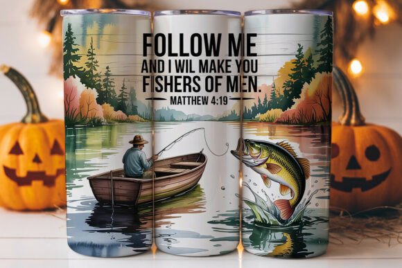 Download Fishers of Men 20oz Tumbler Wrap - Tumbler Collection