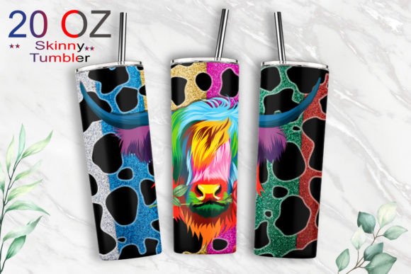 Download 20oz Tumbler Highland Cow Sublimation - Tumbler Collection