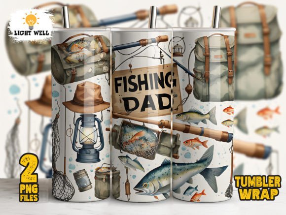 Download Fisherman Fishing Life Tumbler Wrap PNG - Tumbler Collection