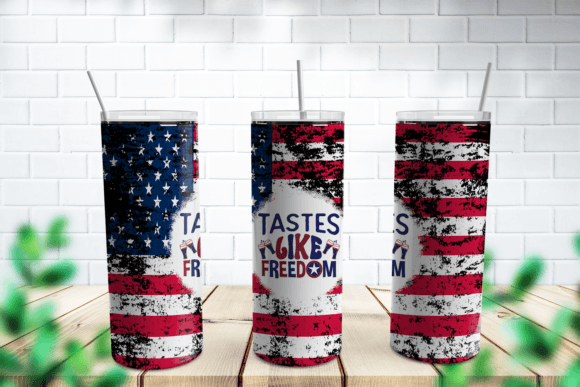Download Tastes Like Freedom July 4th Tumbler - Tumbler Collection