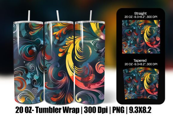 Download Digital Pattern Wrap Tumbler Design - Tumbler Collection