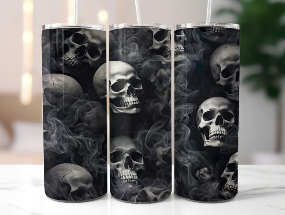 Download Grunge Skeleton Men 20oz Tumbler Wrap - Tumbler Collection
