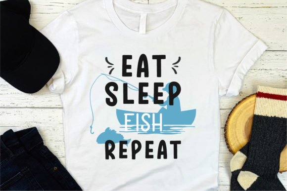 Download Eat Sleep Fish Repeat Sublimation Png - Sublimation png Collection