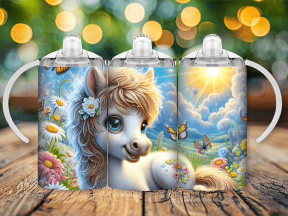 Download Cute Pony Bird Sippy Cup Kids Tumbler - Tumbler Collection