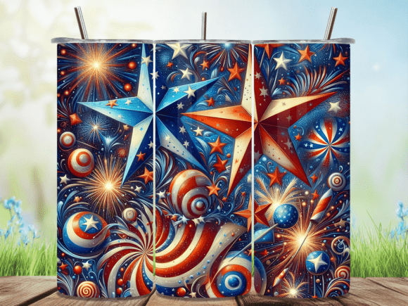 Download Patriotic Firework Celebration Tumbler - Tumbler Collection