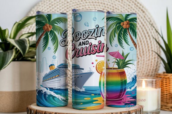 Download Tropical Cruise Party 20oz Tumbler Wrap - Tumbler Collection