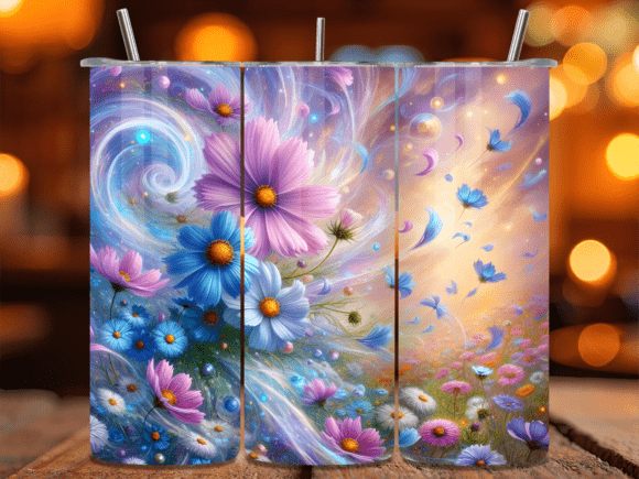 Download Psychedelic Pattern Digital Tumbler Wrap - Tumbler Collection