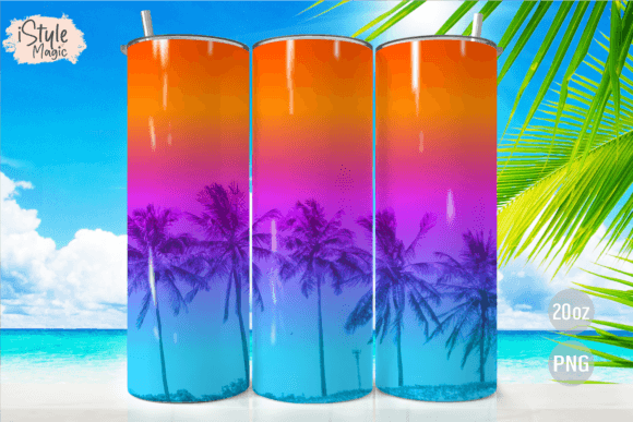 Download Beach Sunset Summer Tropical Tumbler PNG - Tumbler Collection