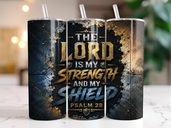 Download Scripture Men's Strength Tumbler Wrap - Tumbler Collection