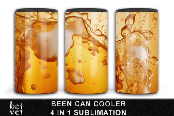 Download 4 in 1 Beer Can Cooler Sublimation PNG - Sublimation png Collection