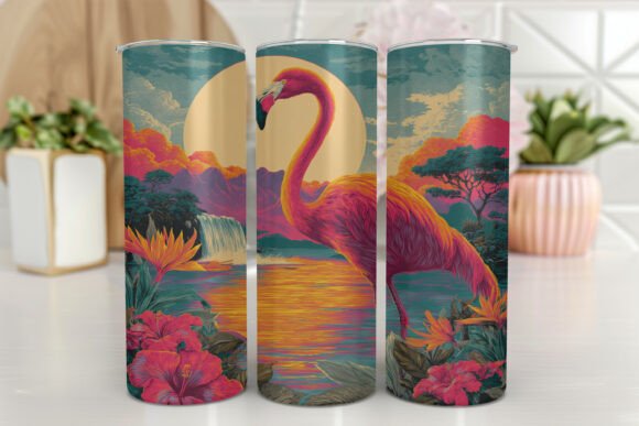 Download Flamingo Tumbler Design 20 Oz Skinny - Tumbler Collection